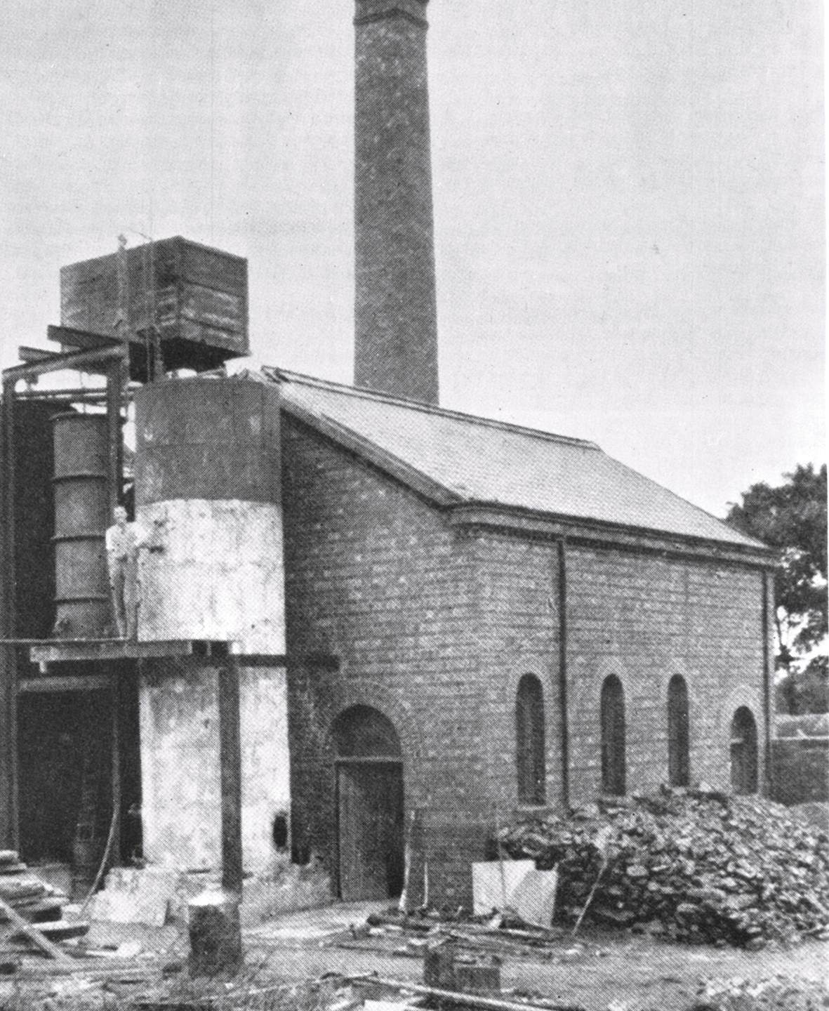 1925 年初期のクローダ・ロークリフ橋