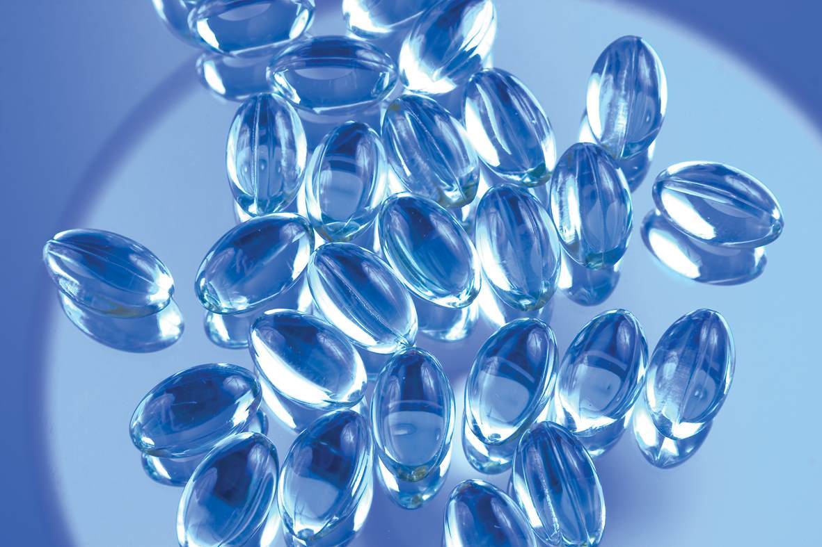 Capsules containing Incromega high purity Omega 3 fish oil