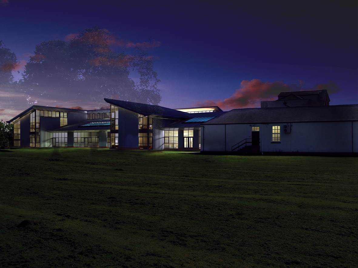 Croda office at night