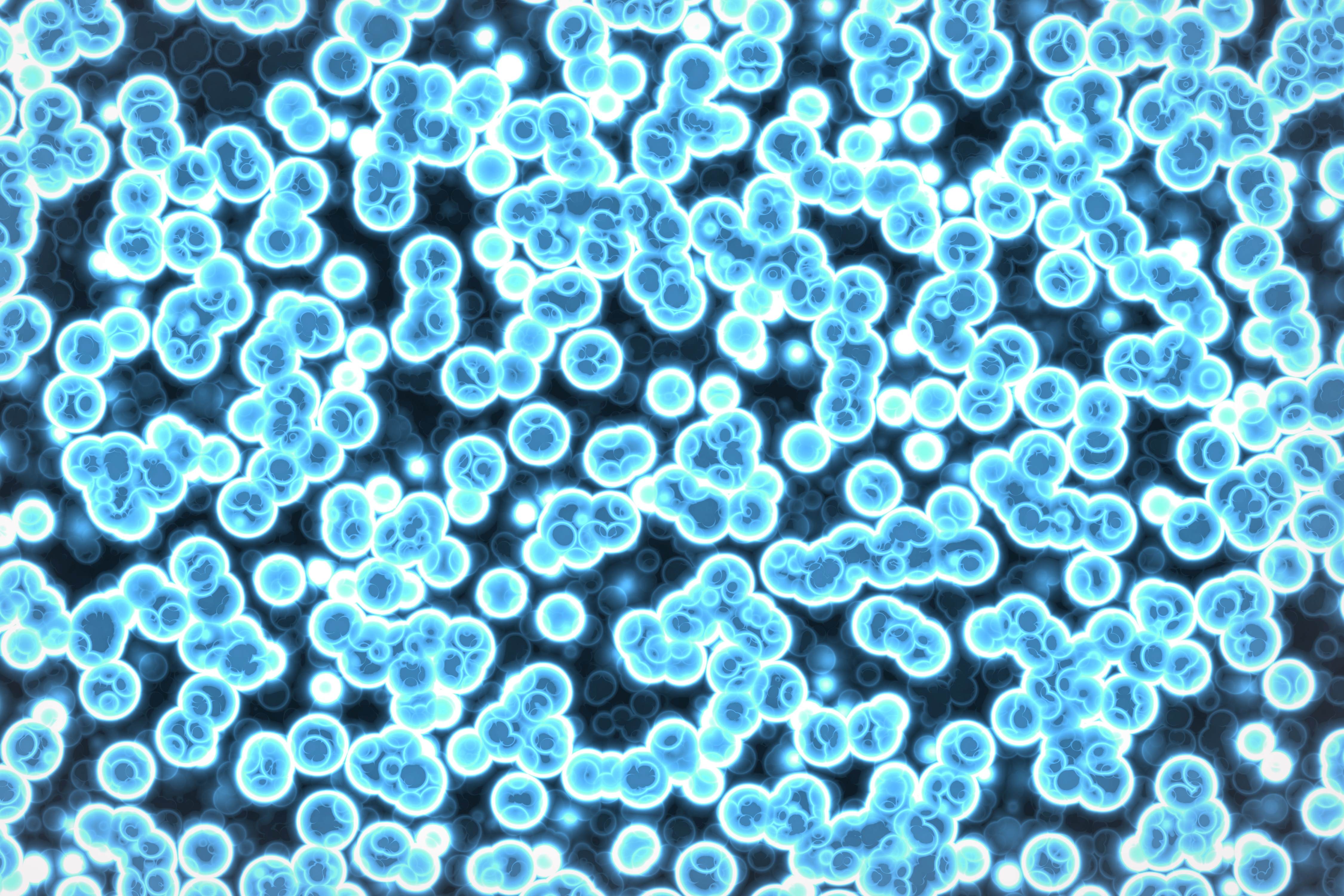 molecules under a microscope