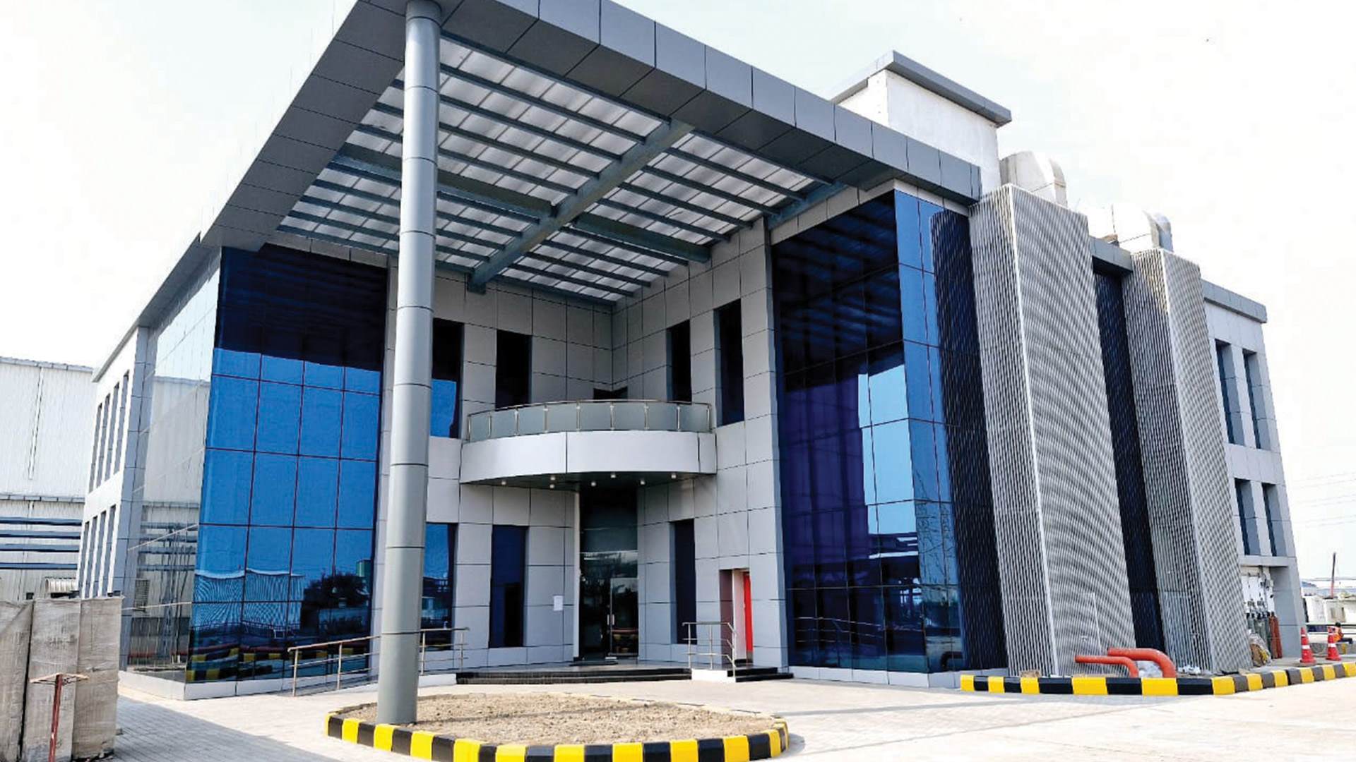 Photograph of manufacturing building in India