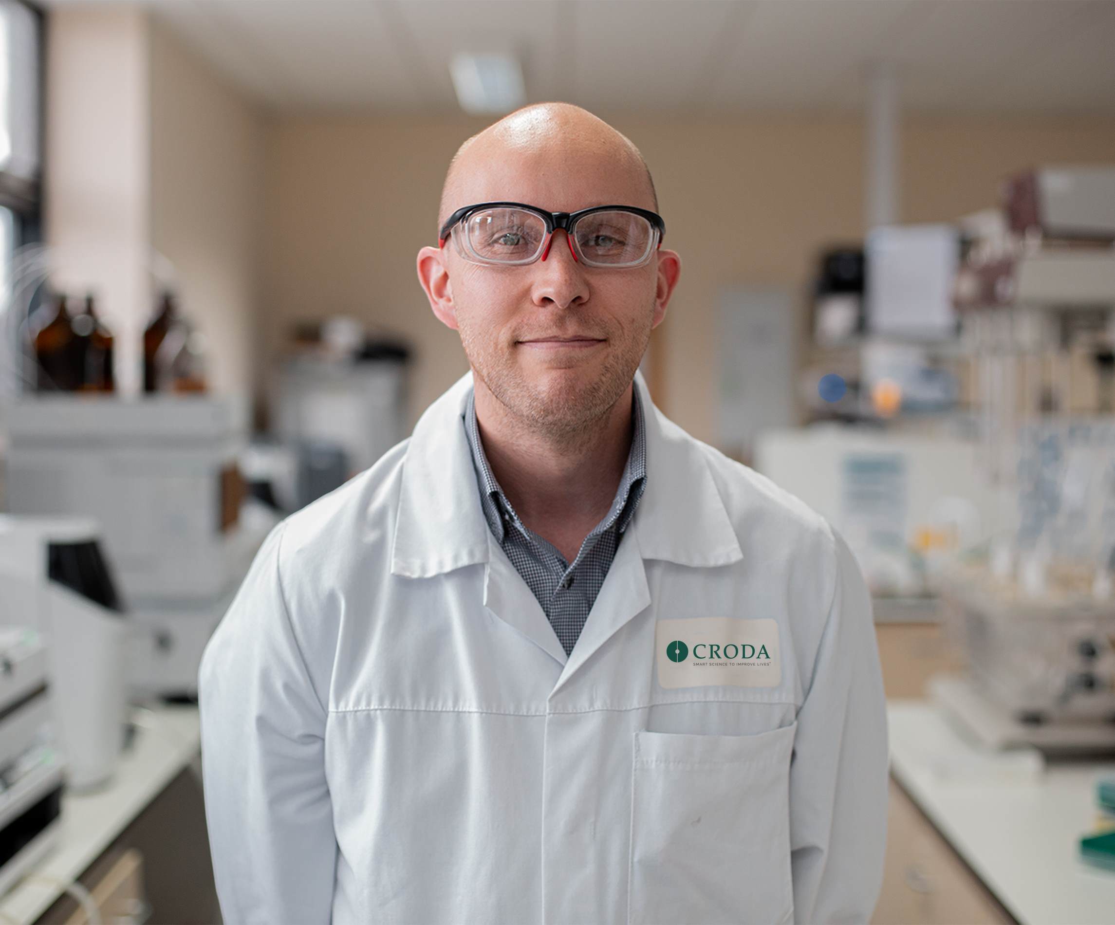 chemist working in laboratory