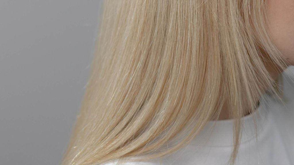 shiny hair