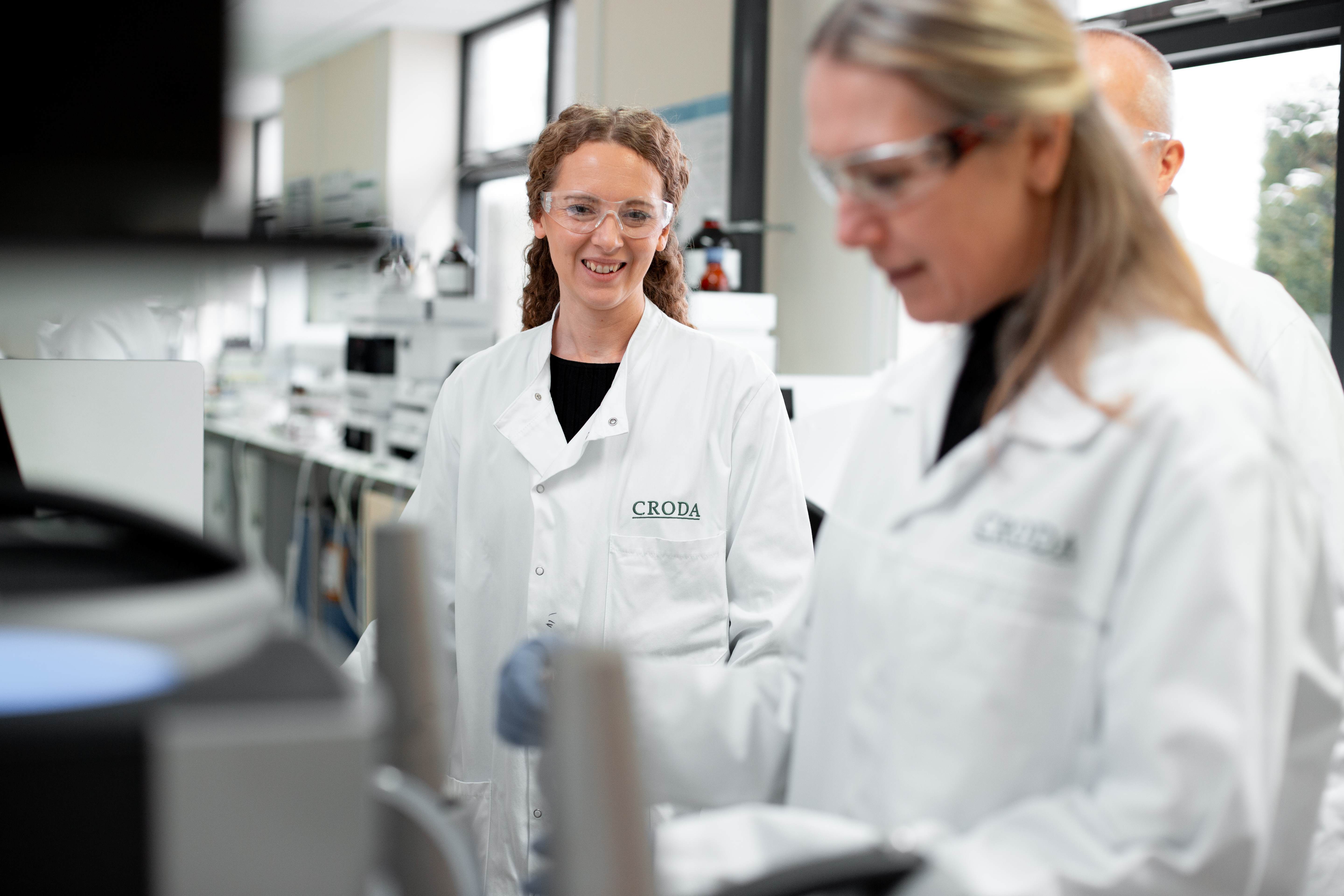 Scientists in lab at Croda