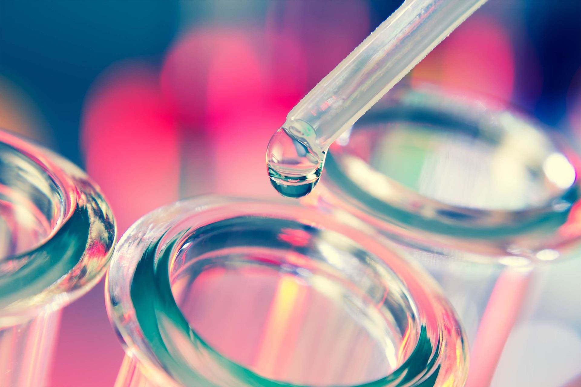 Droplets in vials