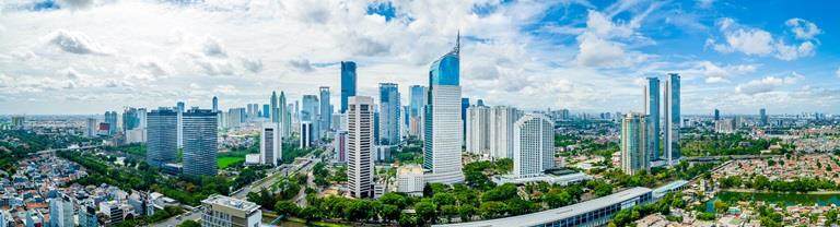 Indonesia skyline