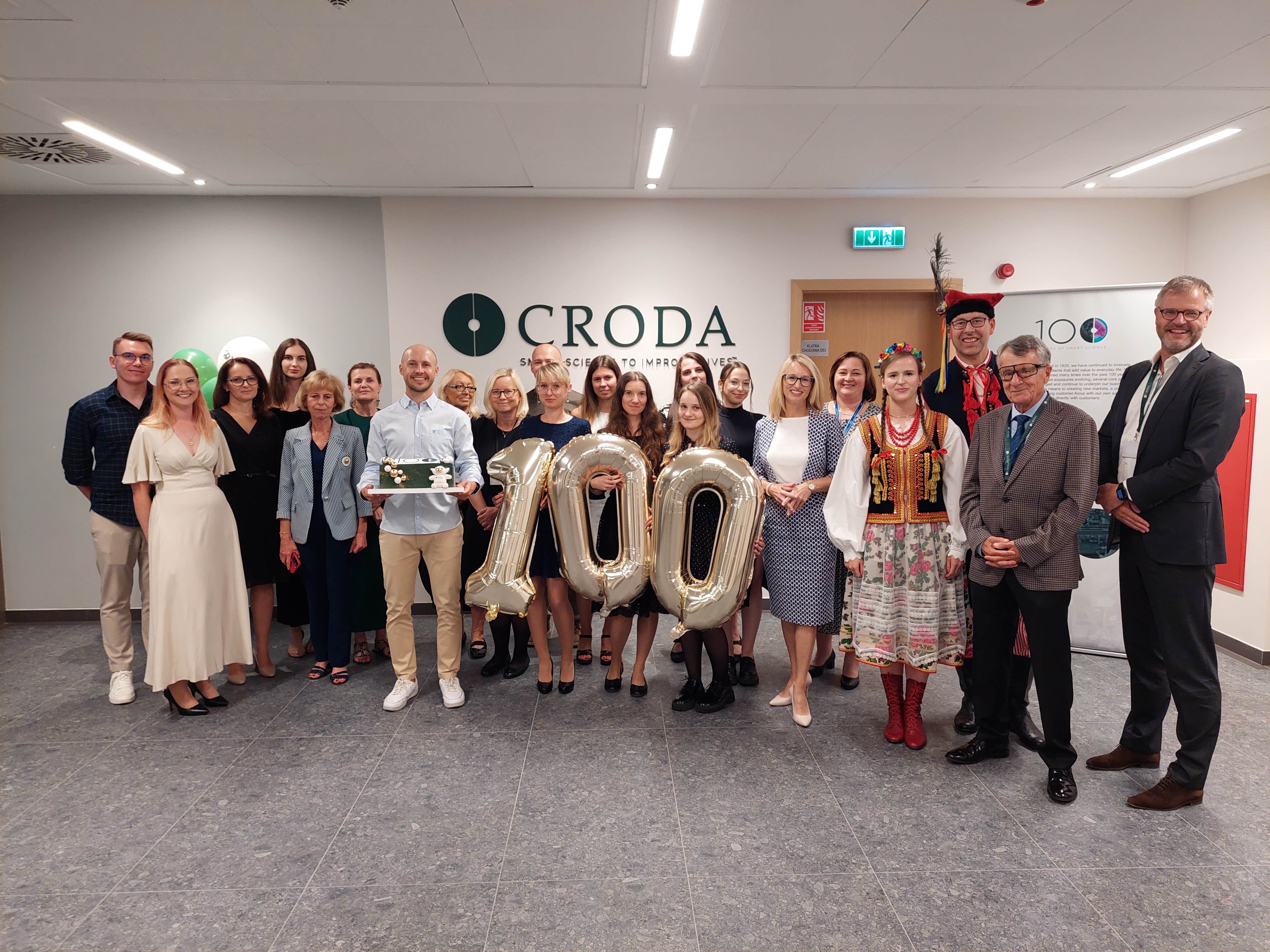 employees celebrating 100 years