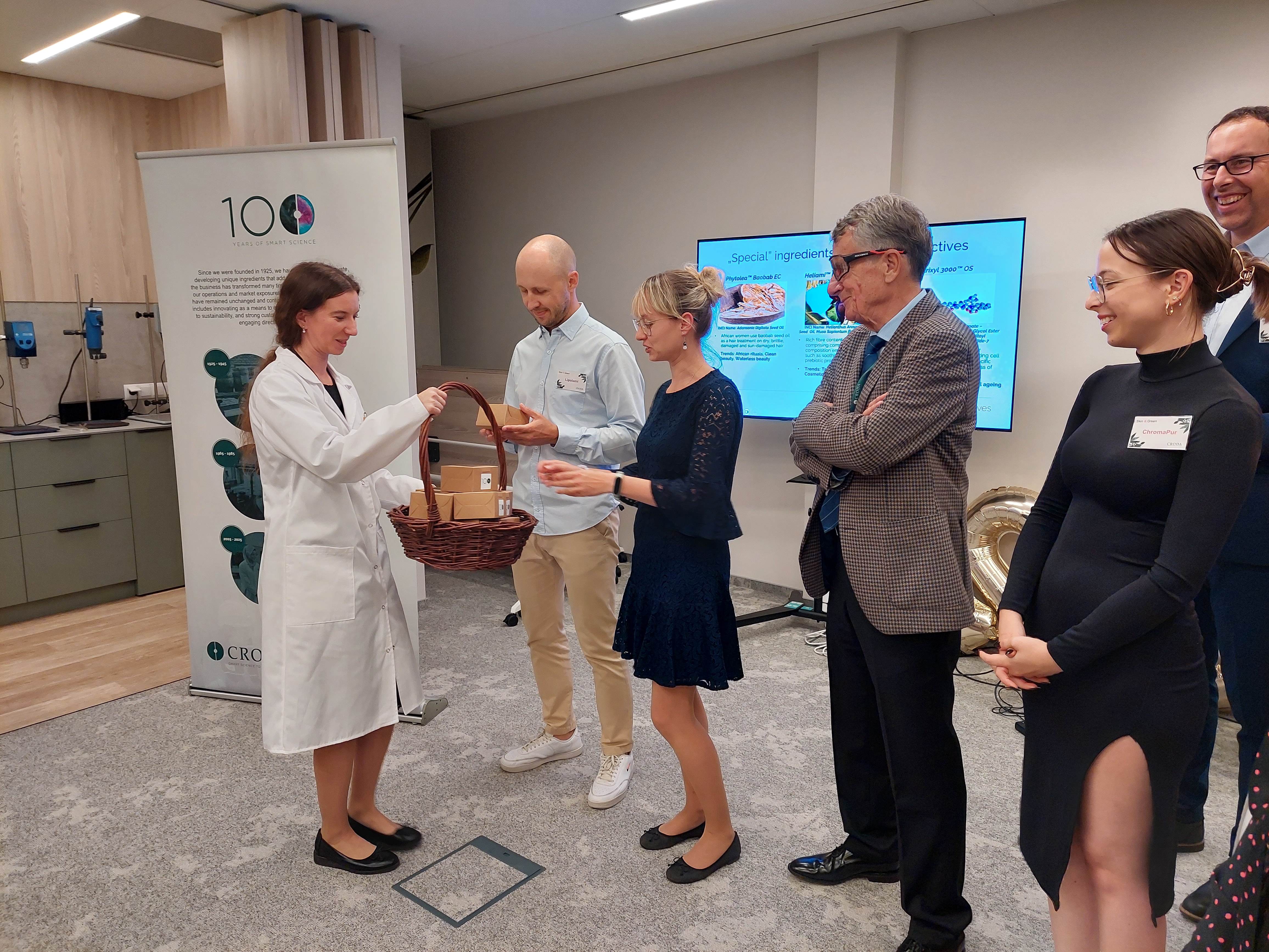 employees celebrating 100 years