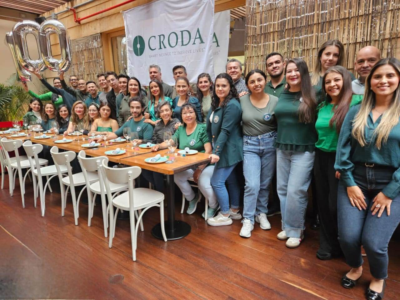 Croda employees celebrating centenary