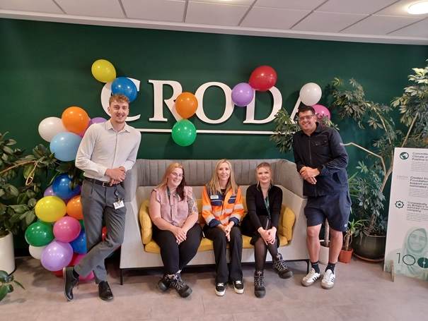 employees celebrating 100 years