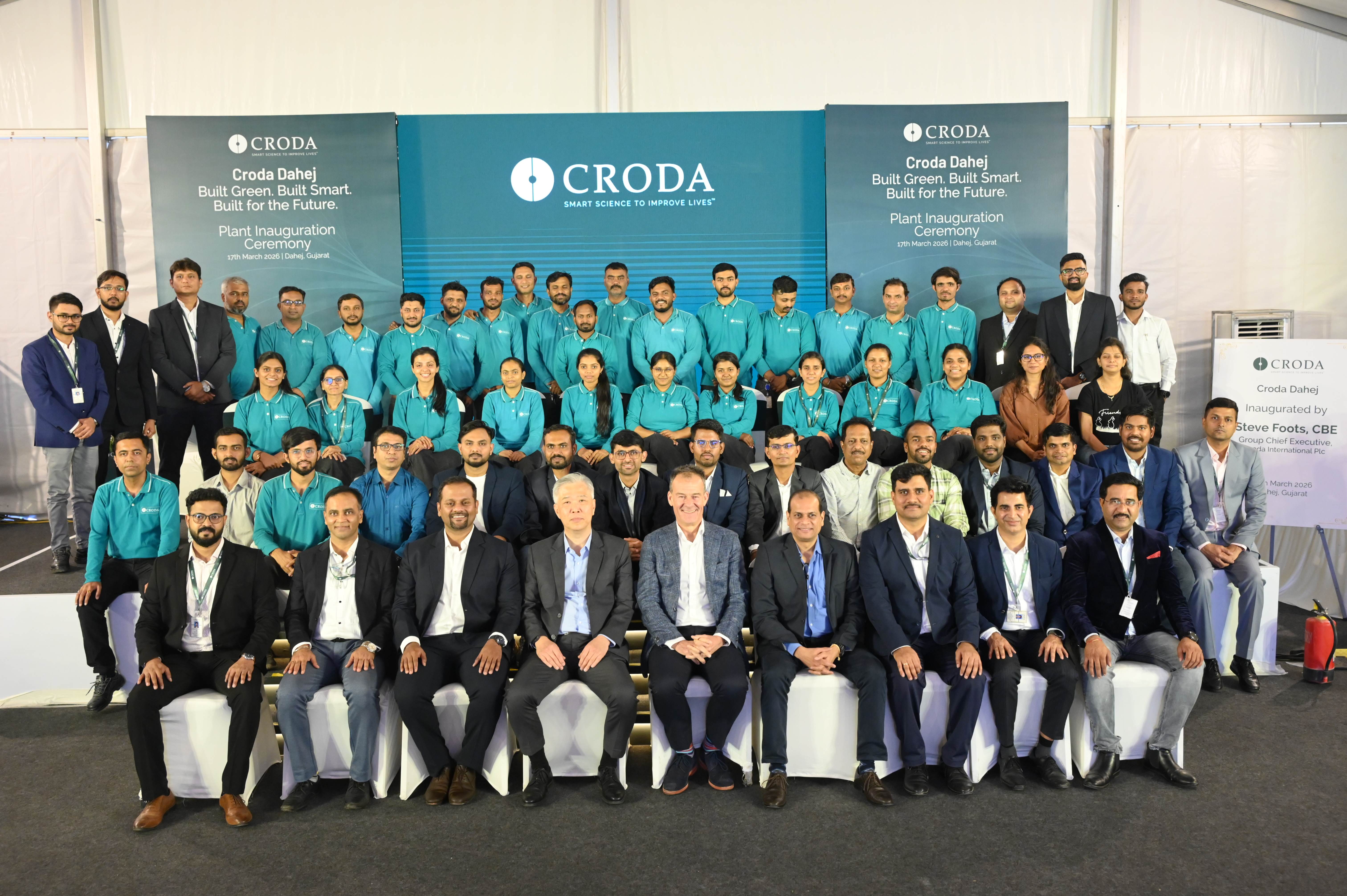 Group picture of Croda employees at Croda Dahej