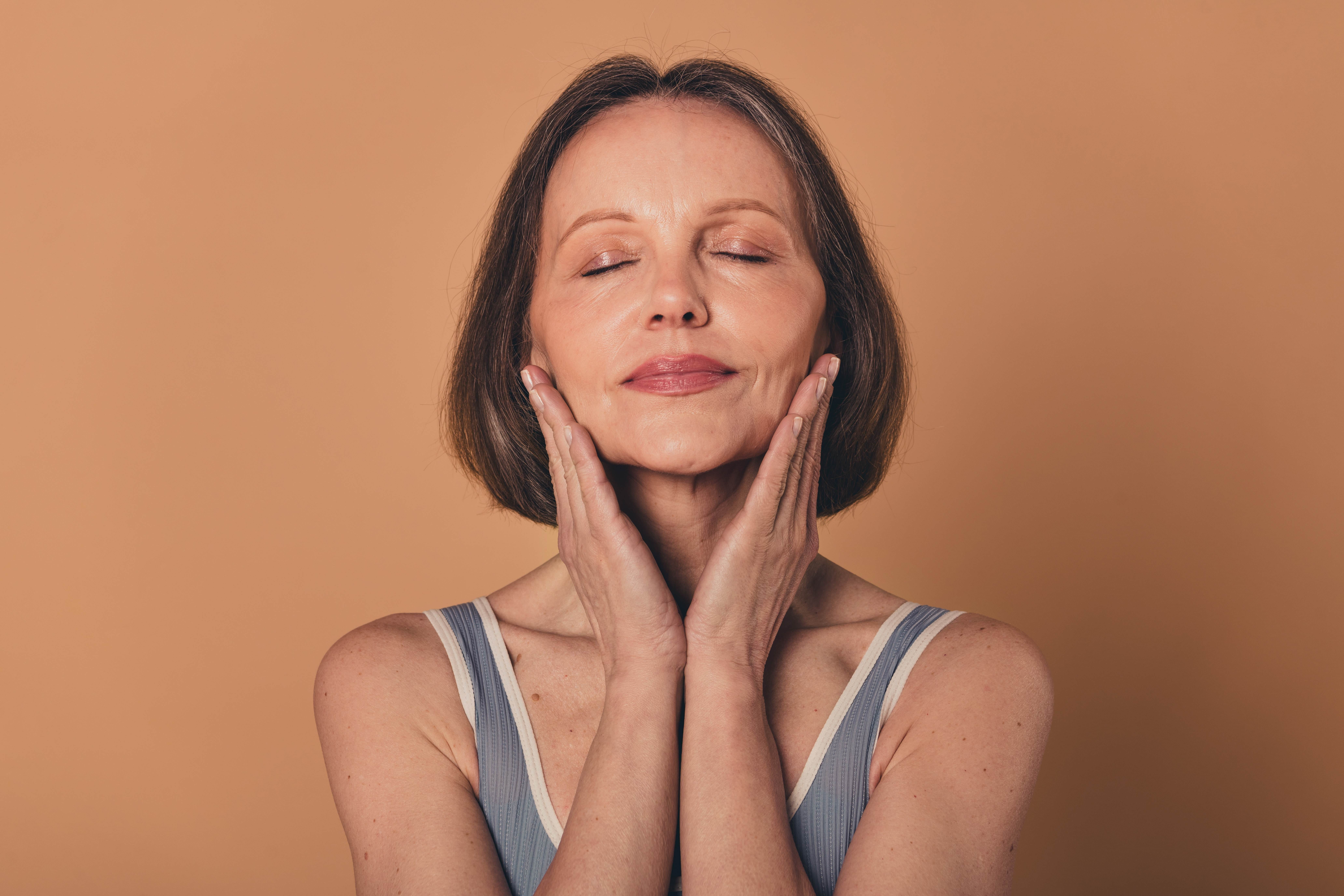 Matrixyl Neolide image of lady showing how ingredient impacts skin in a positive way