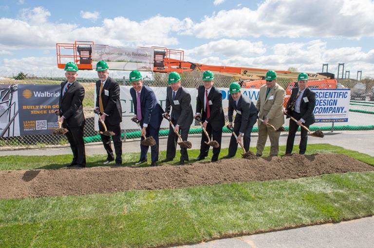 Croda team at Atlas Point ceremonial groundbreaking.