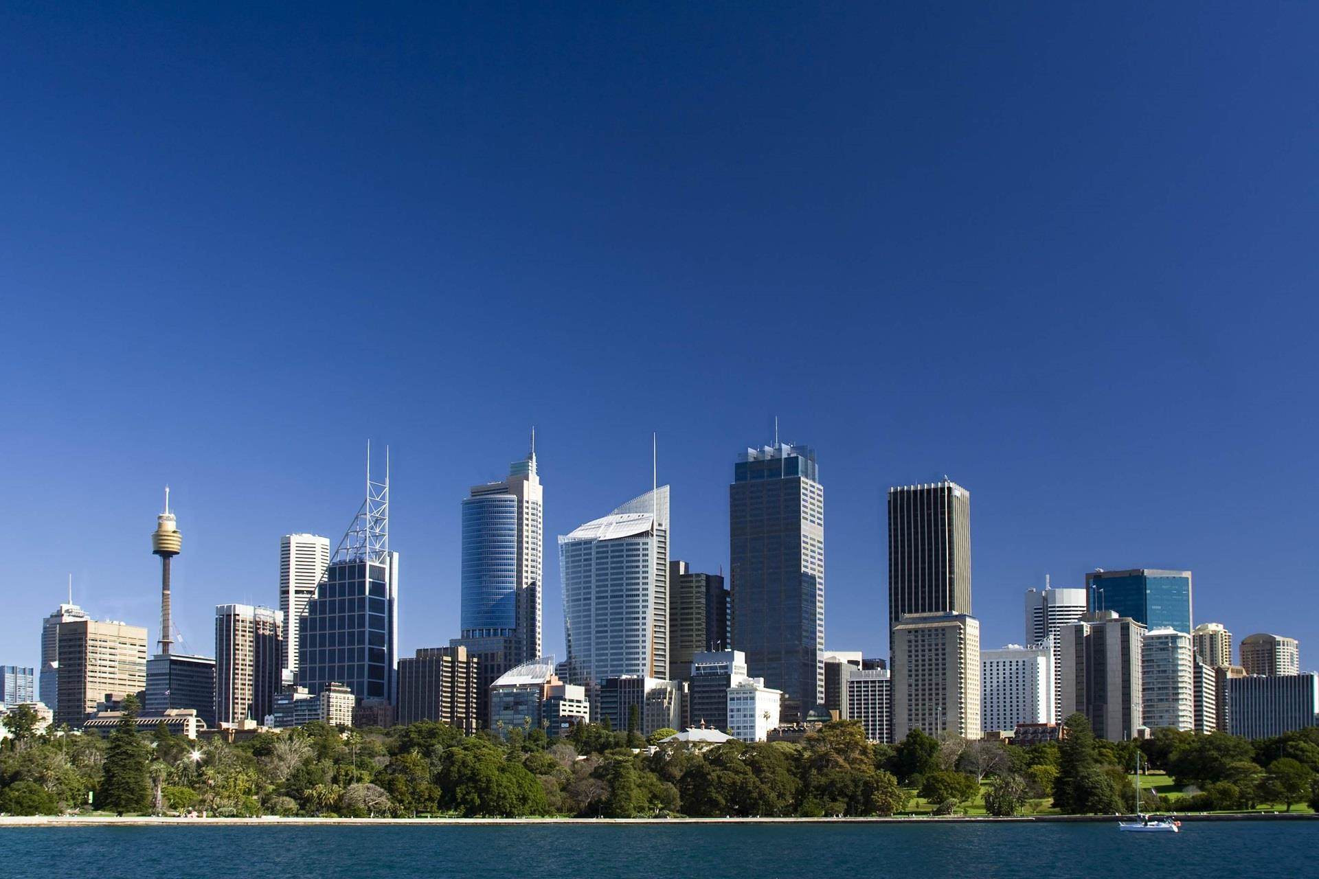 Australia skyline.