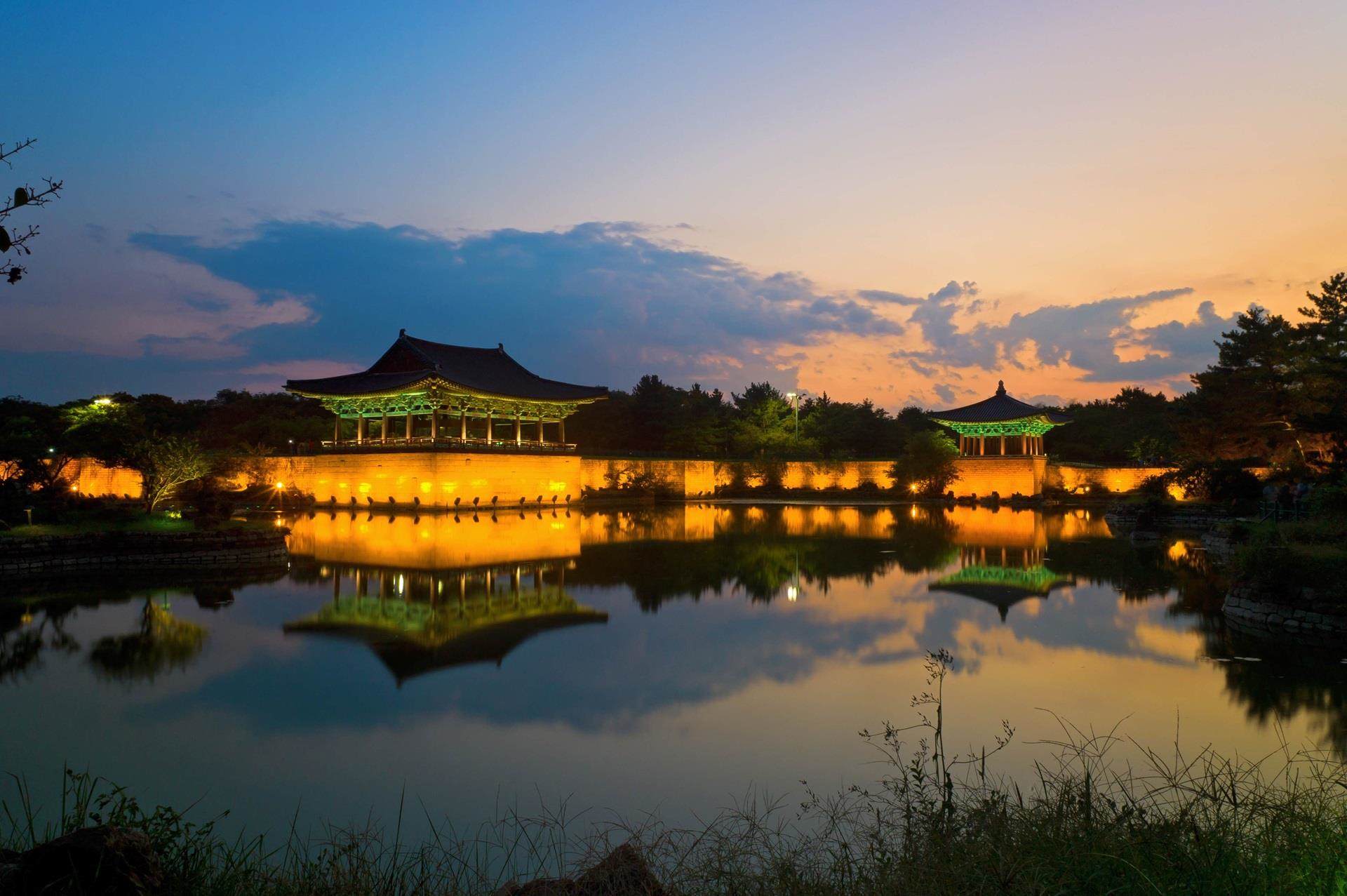korean skyline.