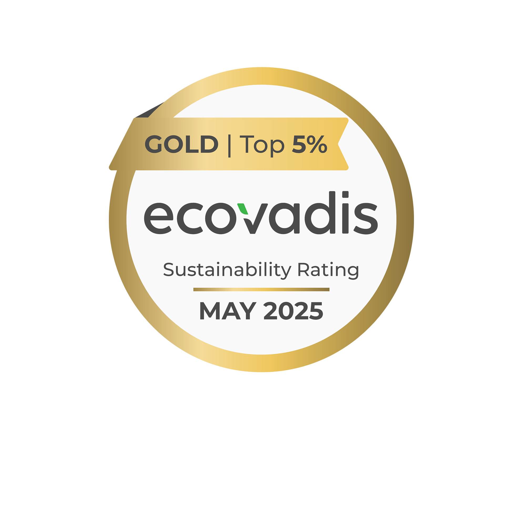 ecovadis medal may 2025