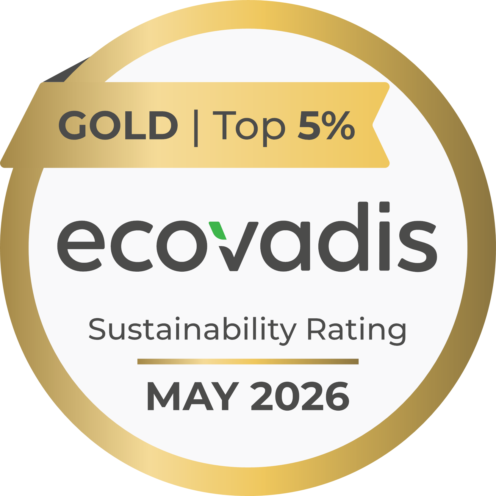 ecovadis medal may 2025