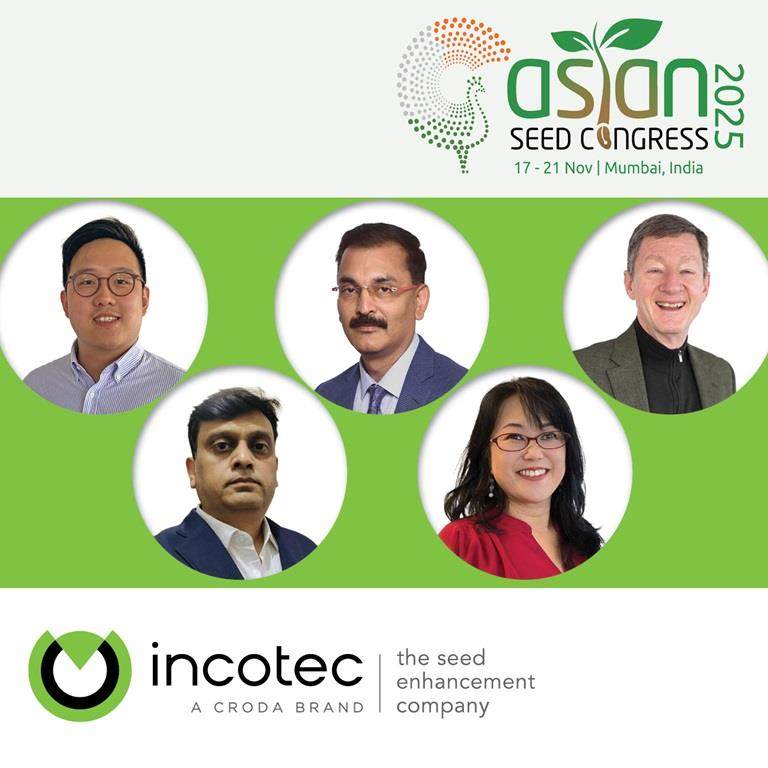 Incotec representatives at Asian Seed Congress 2025